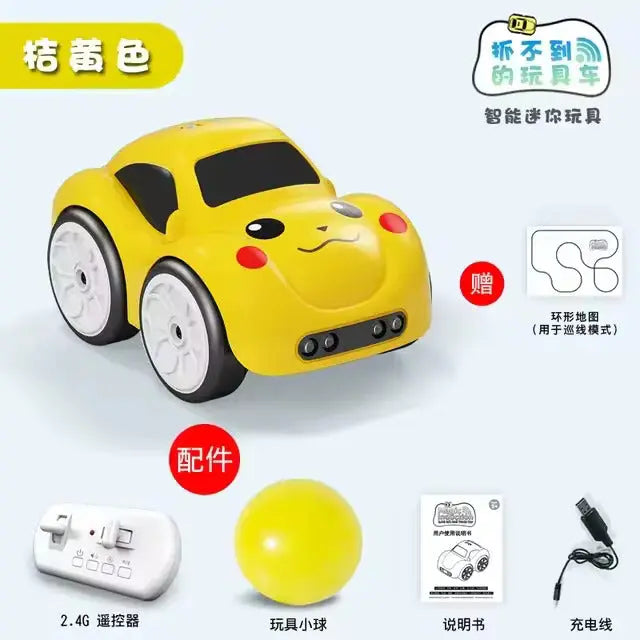 Mini RC car with Magic Intelligence Sensor Follow Me RC Car Kid's Toy Car Remote Controlled Car KAAYU WORLD