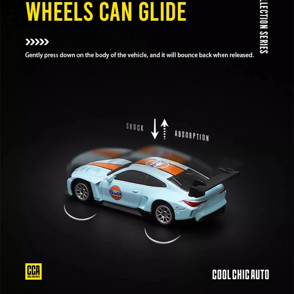 PORSCHE 918 GULF DieCast Metal Car of CCA Scale 1:64 (Premium Display Box) KAAYU WORLD