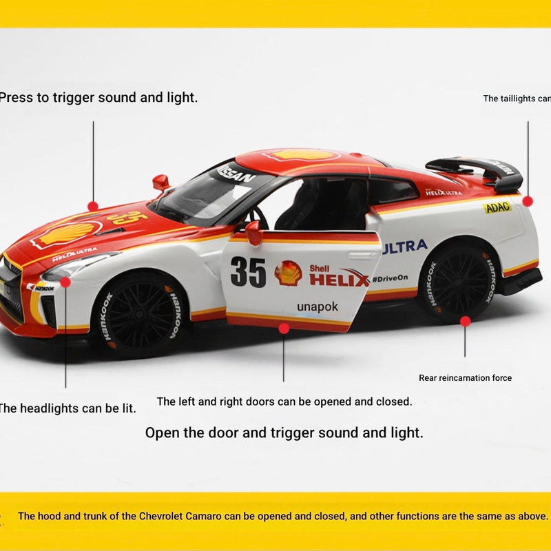 Nissan GT-R King
Car-Shell Scale 1:43 KAAYU WORLD