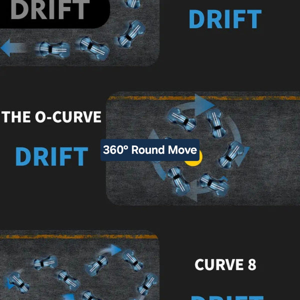 CRAZON RC 360° Drift Car Stunt Car Round Wheel Concept Car KAAYU WORLD