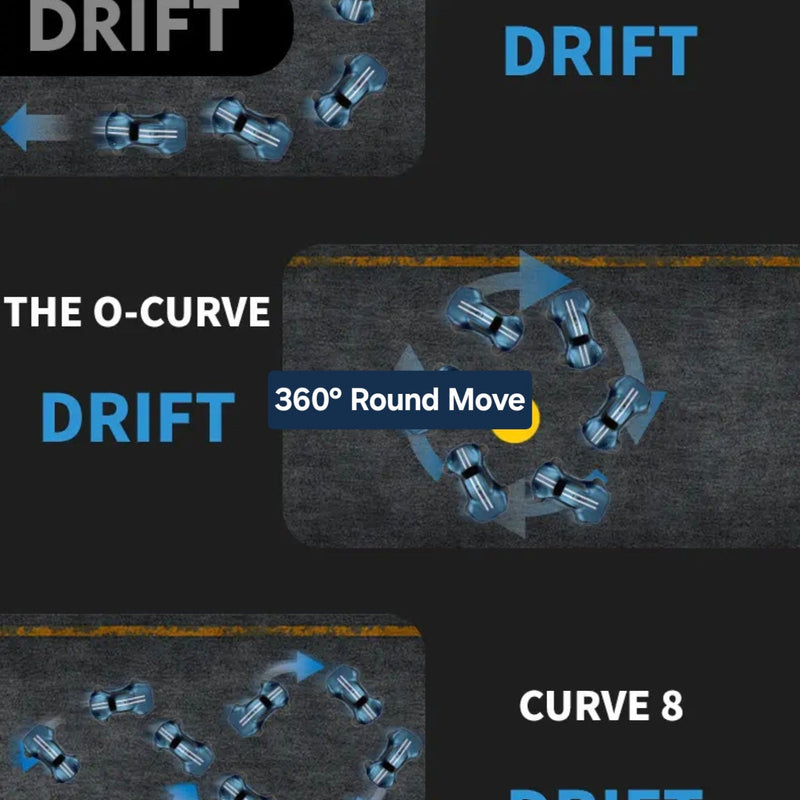 CRAZON RC 360° Drift Car Stunt Car Round Wheel Concept Car KAAYU WORLD