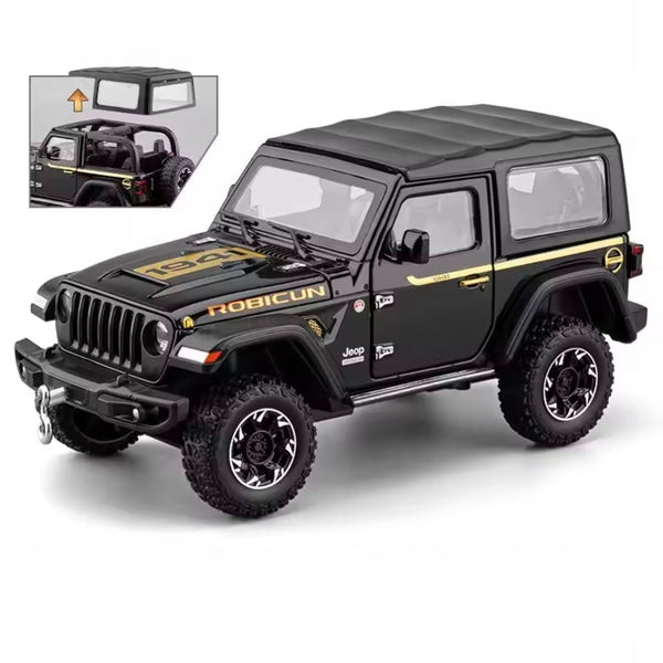 JEEP Wrangler Rubicon 1941 (Removable Roof) Metal Car - Scale 1:24 My Store