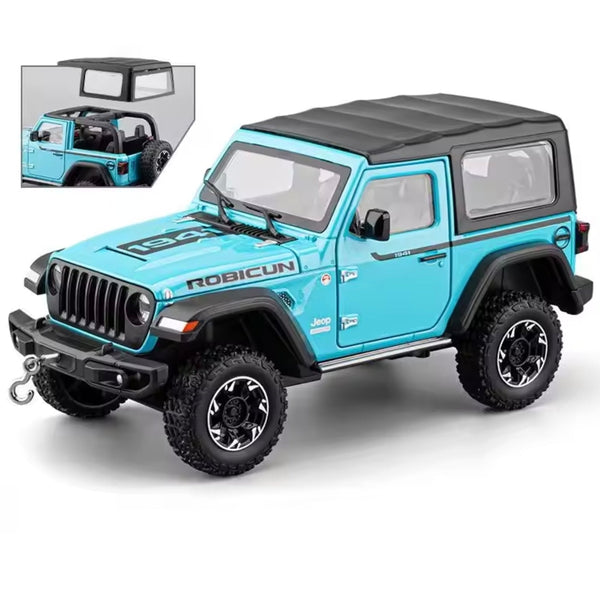 JEEP Wrangler Rubicon 1941 (Removable Roof) Metal Car - Scale 1:24 My Store