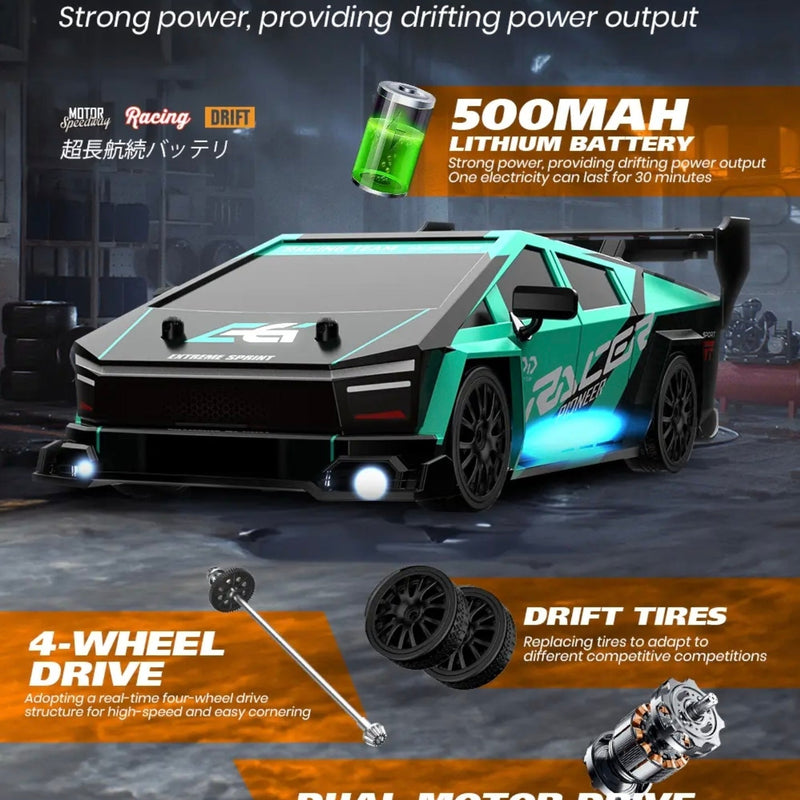 CYBERCAR Drift Car Remote Controlled Scale 1:24 KAAYU WORLD