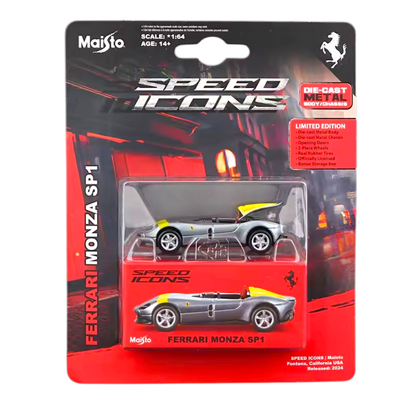 Bburago Ferrari Monza SP1 Car Scale - 1:64 (BLISTER PACK) KAAYU WORLD