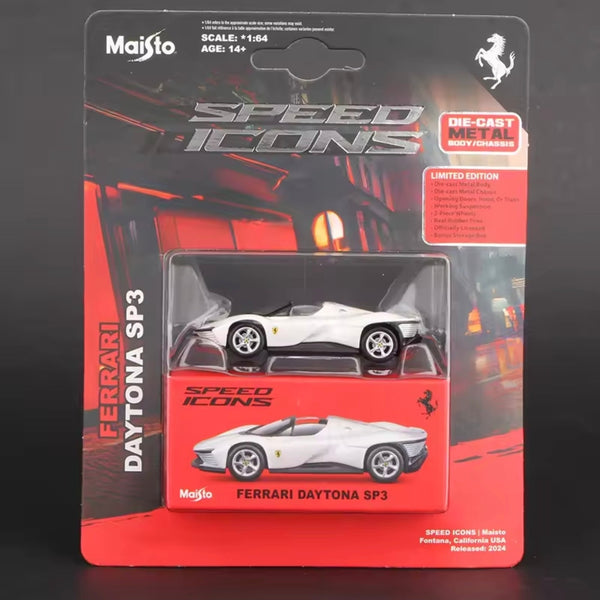 Bburago Ferrari Daytona SP3 Openable Parts Model Scale - 1:64 (BLISTER) KAAYU WORLD