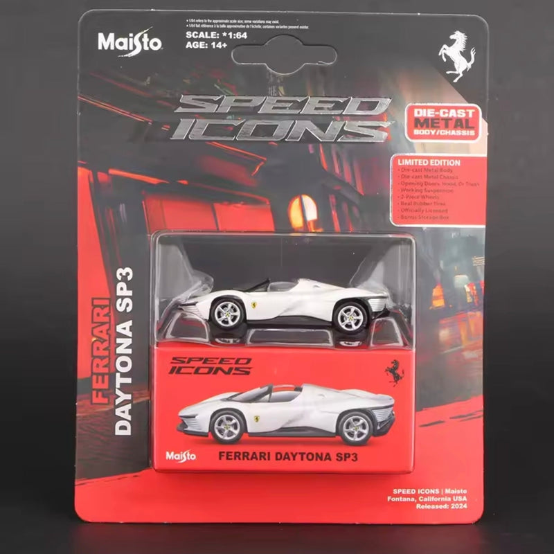 Bburago Ferrari Daytona SP3 Openable Parts Model Scale - 1:64 (BLISTER) KAAYU WORLD