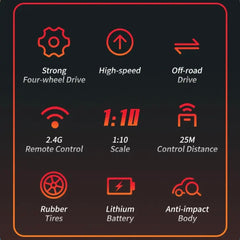 CRAZON 4W Drive Premium High Speed RC Stunt Concept Car KAAYU WORLD