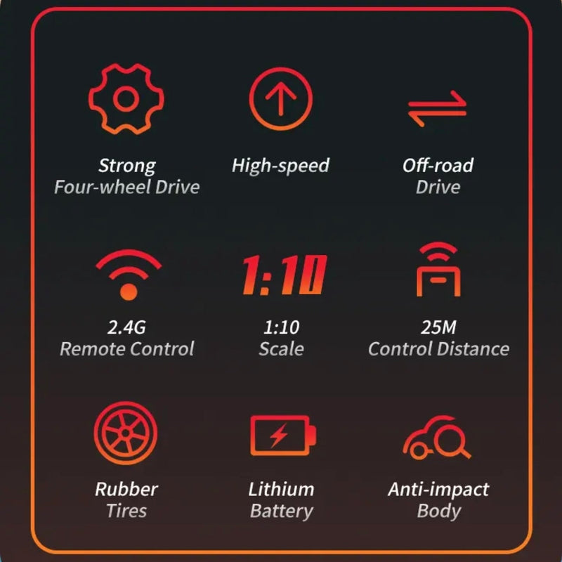 CRAZON 4W Drive Premium High Speed RC Stunt Concept Car KAAYU WORLD