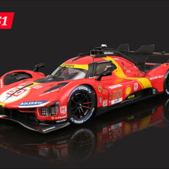 Bburago Ferrari Deluxe 499P 2023 #51 Victory of Le Mans -1:18 KAAYU WORLD