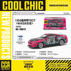 Ford Mustang 2018 GT WASA PINK DieCast Metal Car of CCA Scale 1:64 (Premium Display Box) KAAYU WORLD