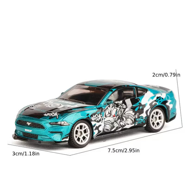Ford Mustang 2018 GT WASA DieCast Metal Car of CCA Scale 1:64 (Premium Display Box) (Copy) KAAYU WORLD