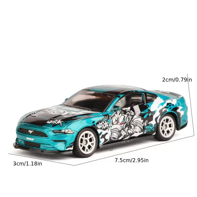 Ford Mustang 2018 GT WASA DieCast Metal Car of CCA Scale 1:64 (Premium Display Box) (Copy) KAAYU WORLD