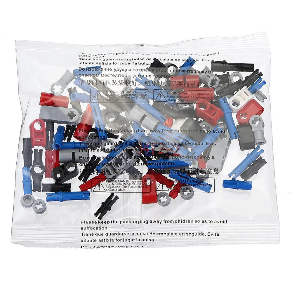 Red Racer 158 Pcs Technic Building Block Construction Pullback Car Bricks Toys
