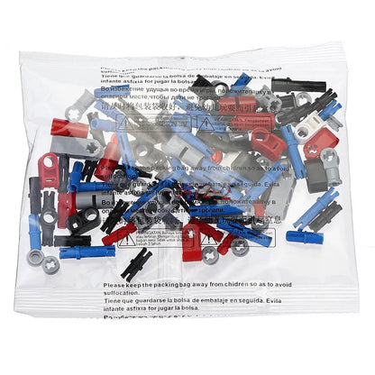 Red Racer 158 Pcs Technic Building Block Construction Pullback Car Bricks Toys
