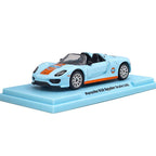 PORSCHE 918 GULF DieCast Metal Car of CCA Scale 1:64 (Premium Display Box) KAAYU WORLD