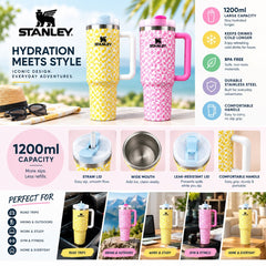 STANLEY Stainless Steel Tumbler STAR FLOWER
