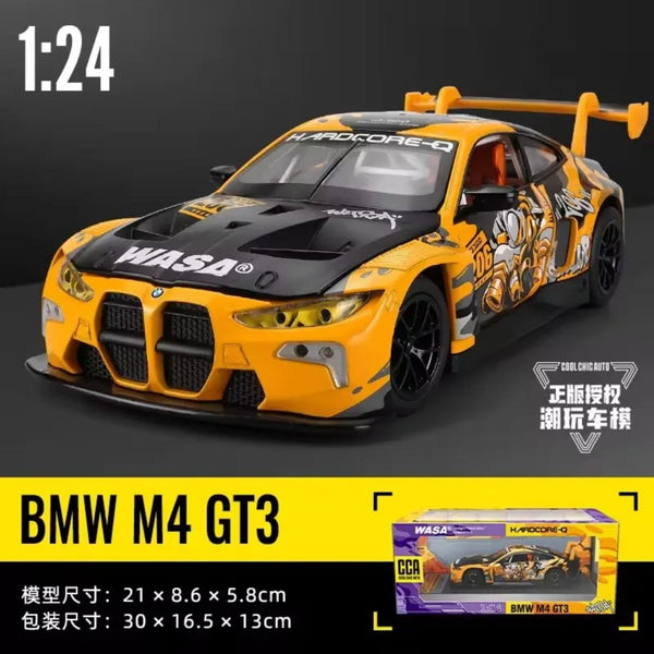 BMW M4 GT WASA DieCast Metal Car of CCA Scale 1:24