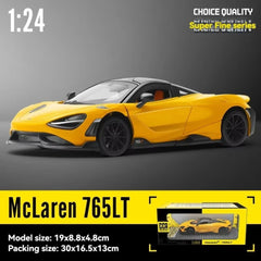 MCLAREN 765LT DieCast Metal Car of CCA Scale 1:24