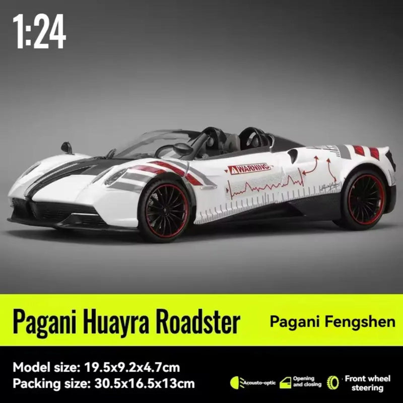 PAGANI HUAYRA ROADSTER DieCast Metal Car of CCA Scale 1:24