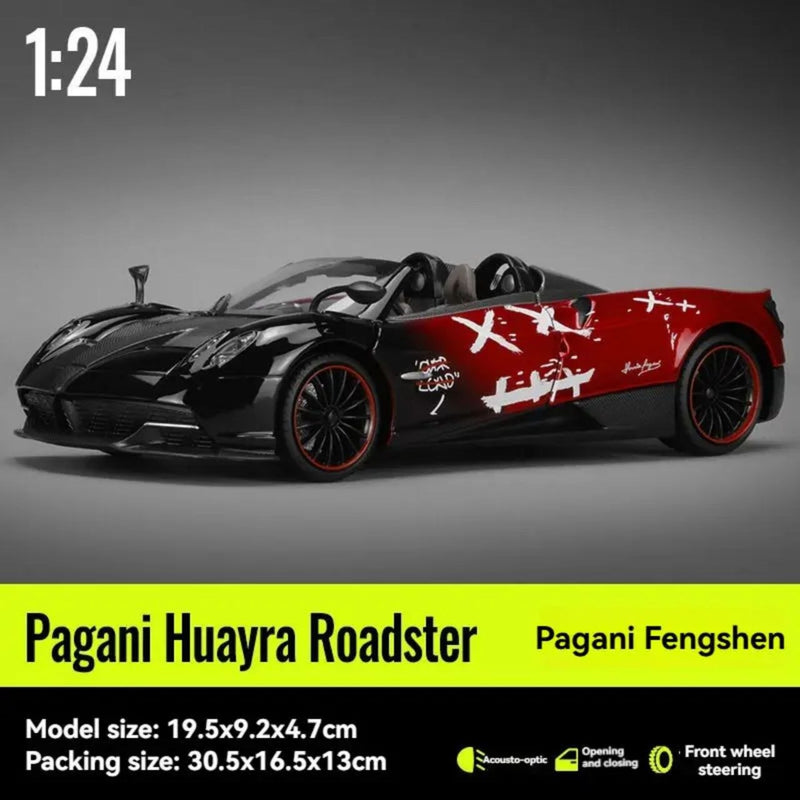 PAGANI HUAYRA ROADSTER DieCast Metal Car of CCA Scale 1:24