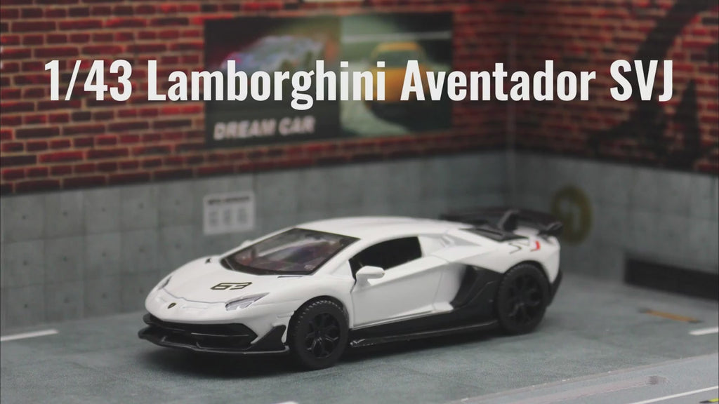 Lamborghini SVJ 63 alloy car Scale 1:43