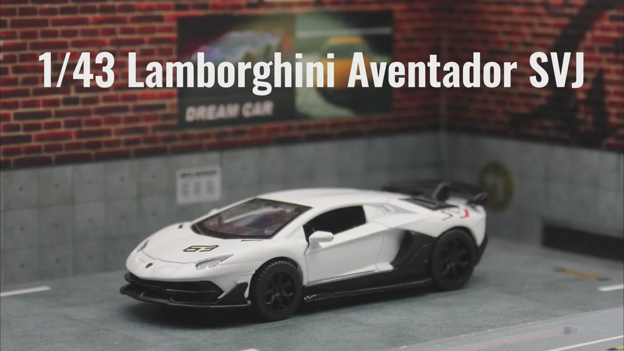 Lamborghini SVJ 63 alloy car Scale 1:43