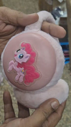 Unicorn Fluffy Ear Muffs Warmer For Kids With Light