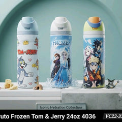 Owala Style Princess Stainless Steel Bottle for Kids, 700ml