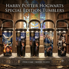 Hogwarts Stainless Steel Tumbler for Kids, 900ml