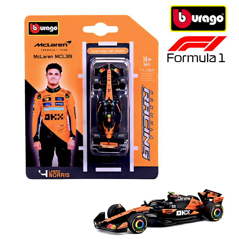 Bburago McLaren Team MCL39 Scale - 1:64 KAAYU WORLD