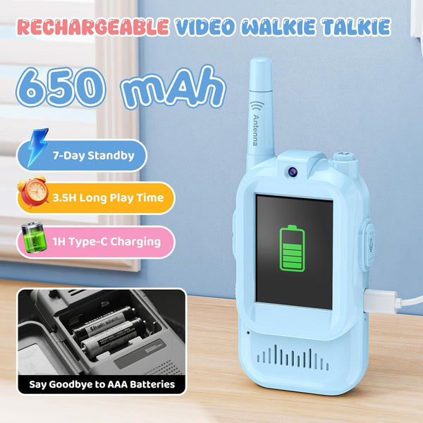 Kids' video walkie-talkies (2 Way)