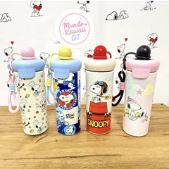 Snoopy Stainless Steel Water Bottle for Kids, 650ml