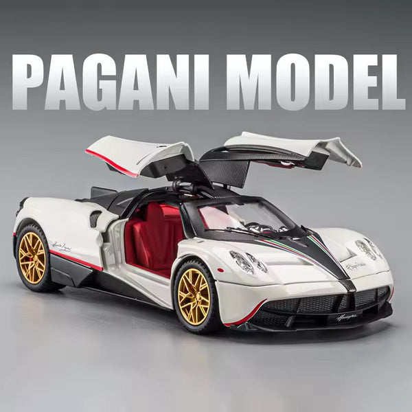 Pagani Huayra with SMOKE -LIGHT&MUSIC Diecast Car Metal - Scale 1:24 My Store