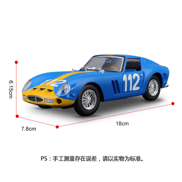BBURAGO FERRARI 250 GTO 1962 SCALE - 1:24