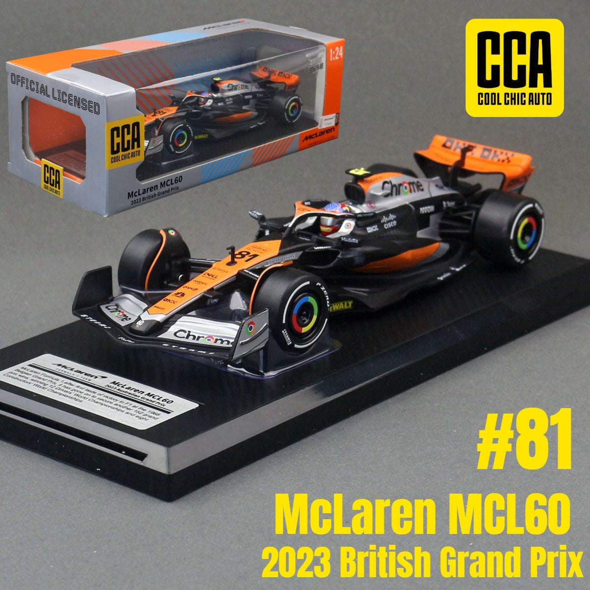 McLaren F1 UK
National racing car Scale 1:24 KAAYU WORLD