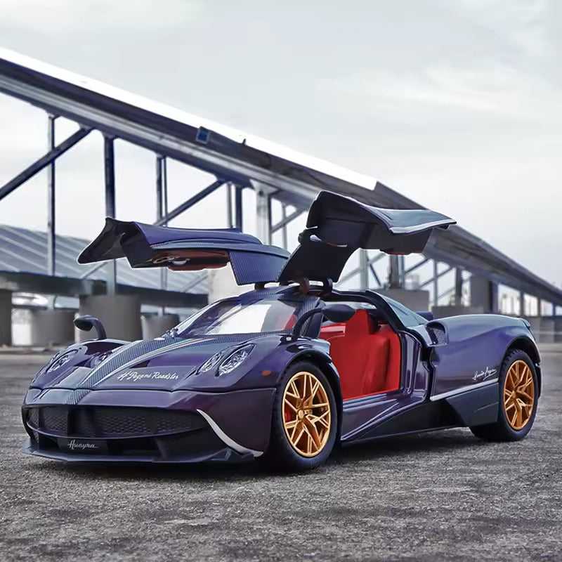 Pagani Huayra with SMOKE -LIGHT&MUSIC Diecast Car Metal - Scale 1:24 My Store