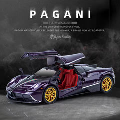 Pagani Huayra with SMOKE -LIGHT&MUSIC Diecast Car Metal - Scale 1:24 My Store