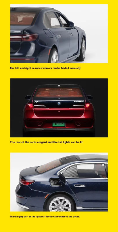 BMW I7 ELECTRIC DieCast Metal Car of CCA Scale 1:24