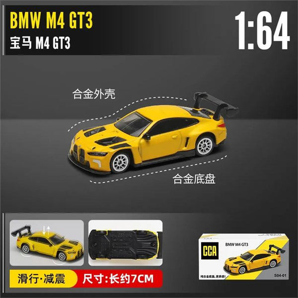 BMW M4 GT3 DieCast Metal Car of CCA Scale 1:64 KAAYU WORLD